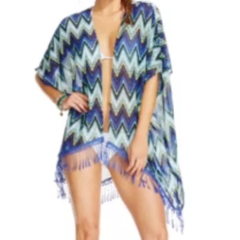 Chic Chevron Fringe Cover-Up